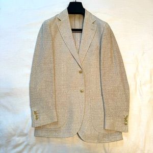Suitsupply Lazio Silk Linen Blazer 38R